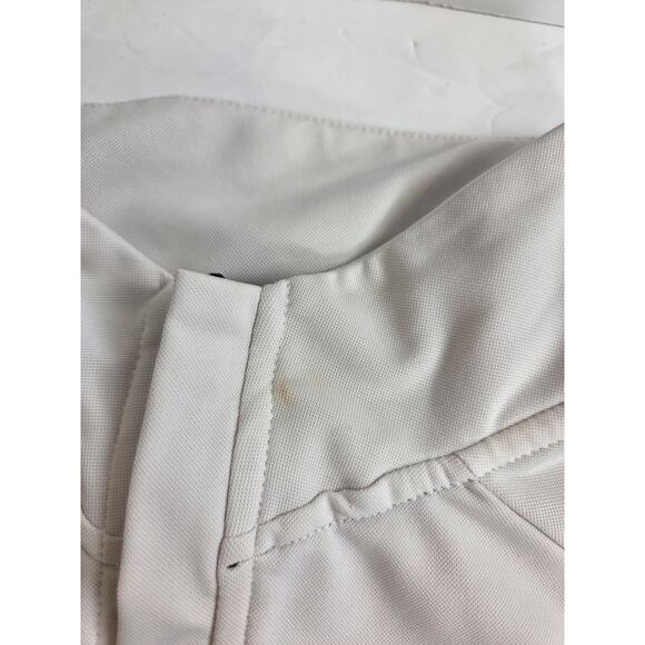 UNRL Interlock Quarter Zip White Golf Athleisure Large - Picture 2 of 7